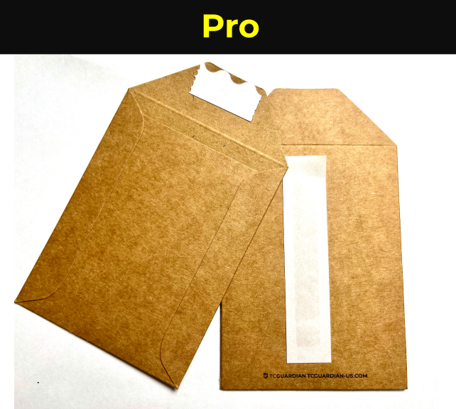 shipping shield vs tcguardian seal & stick shipping protectors