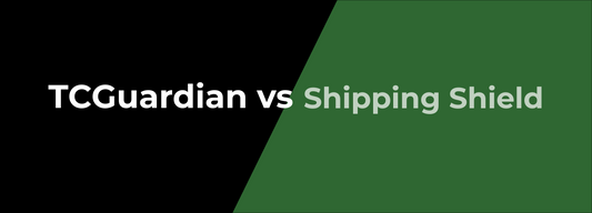 banner for comparison blog post between tcguardian and shipping shield